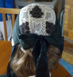 Eibacher Tracht Frauentracht Kopfbedeckung Schwarz