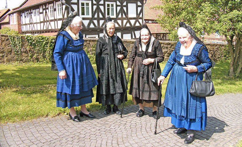 Die Marburger Evangelische Tracht im Jahr 2010